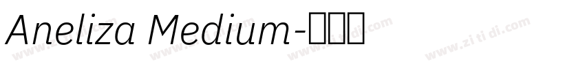 Aneliza Medium字体转换
